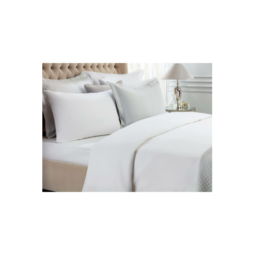 Madame Coco Bernyce Çift Kişilik Ranforce Düz Nevresim - Beyaz