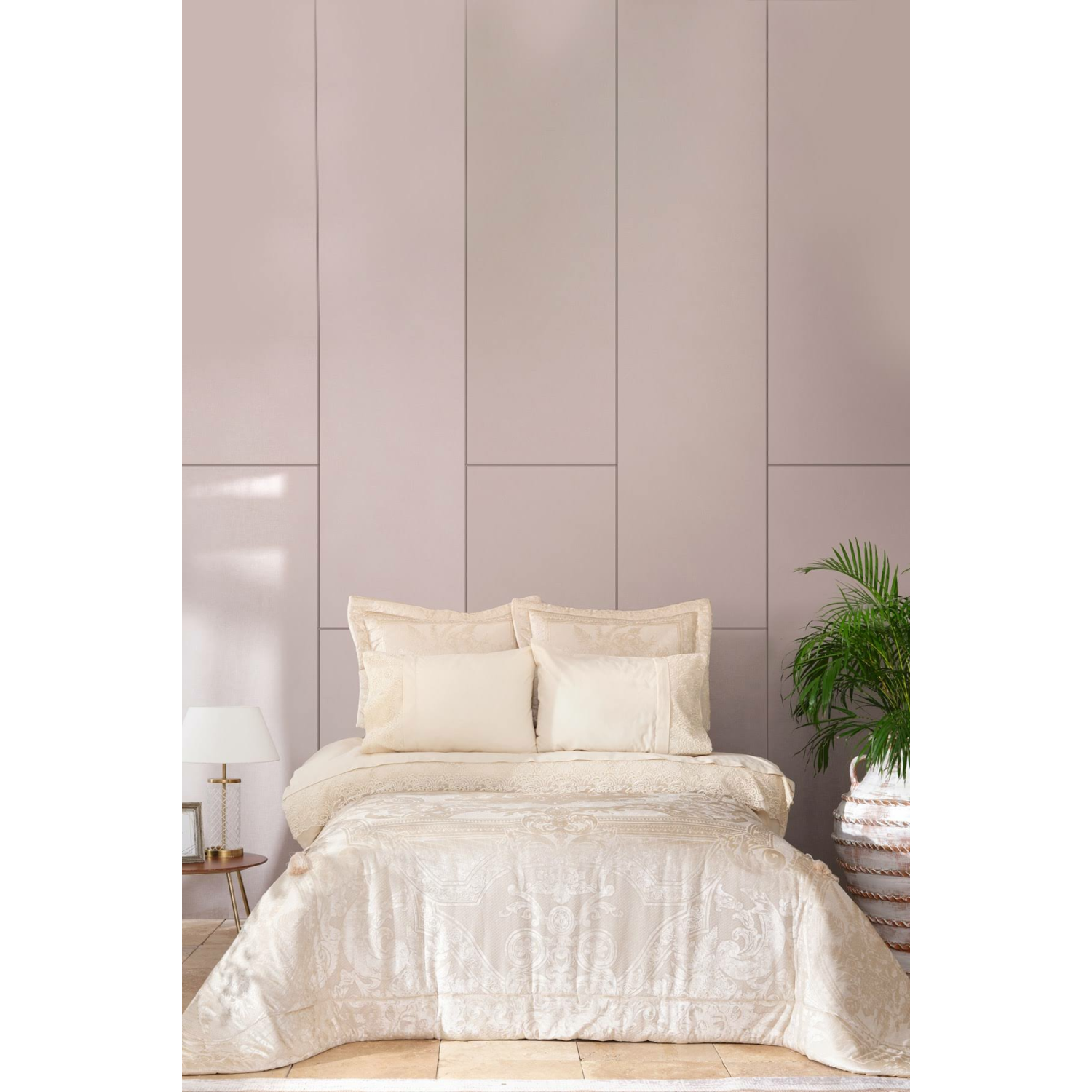 Karaca Home Victoria Gold 7 Parça Çift Kişilik Private Düet Çeyiz Seti