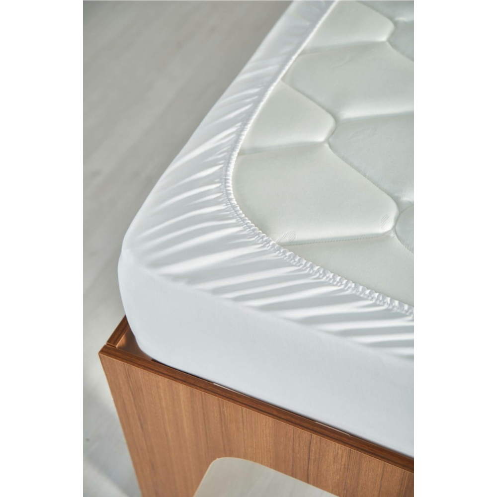 Otello Uyku Pedi Kapitone Fitted- Tüm Ebatlar - 100 x 200 cm - Beyaz