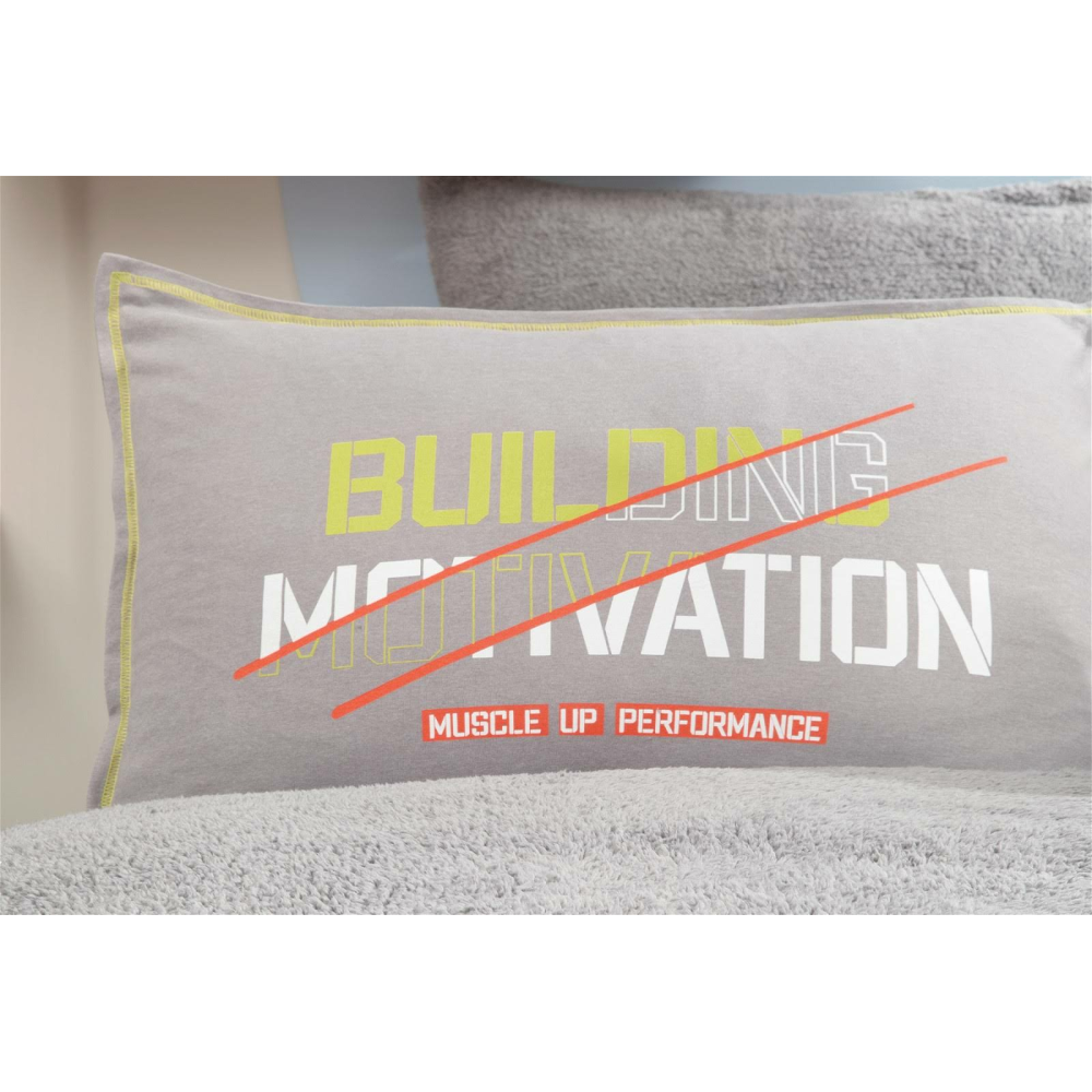 Yataş Bedding Coverme Motivation Çift Kişilik Nevresim Takımı Gri