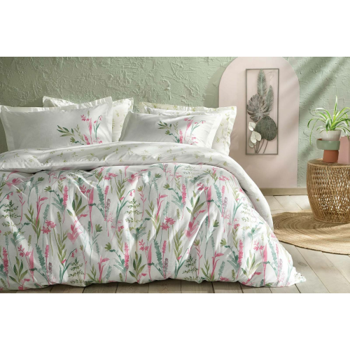 Yataş Bedding Hana Ranforce Çift Kişilik Nevresim Seti - Pembe