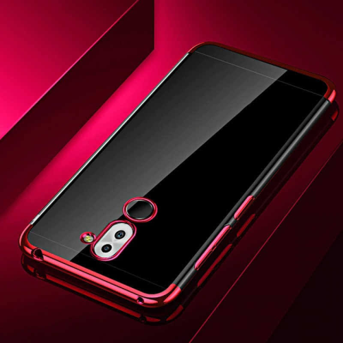 Huawei Mate 20 Lite Kılıf Dört Köşeli Lazer Silikon