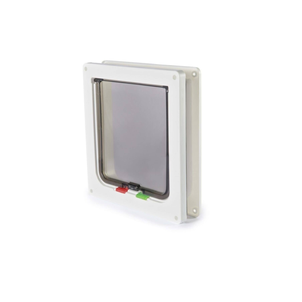 Miapet Kedi Köpek Kapısı 4 Yollu 25X23,5X5 Cm Beyaz