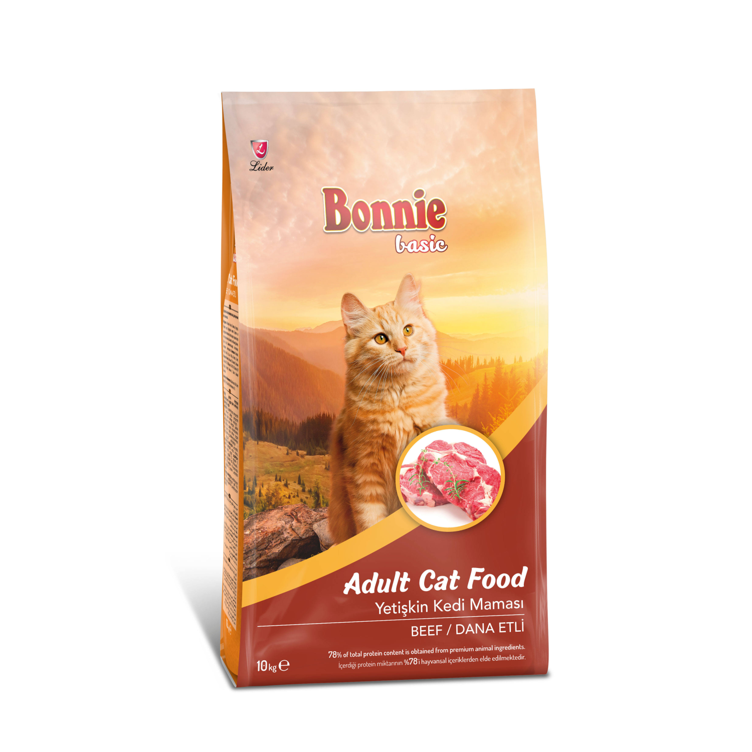 Bonnie Dana Etli Yetişkin Kedi Maması 10 Kg