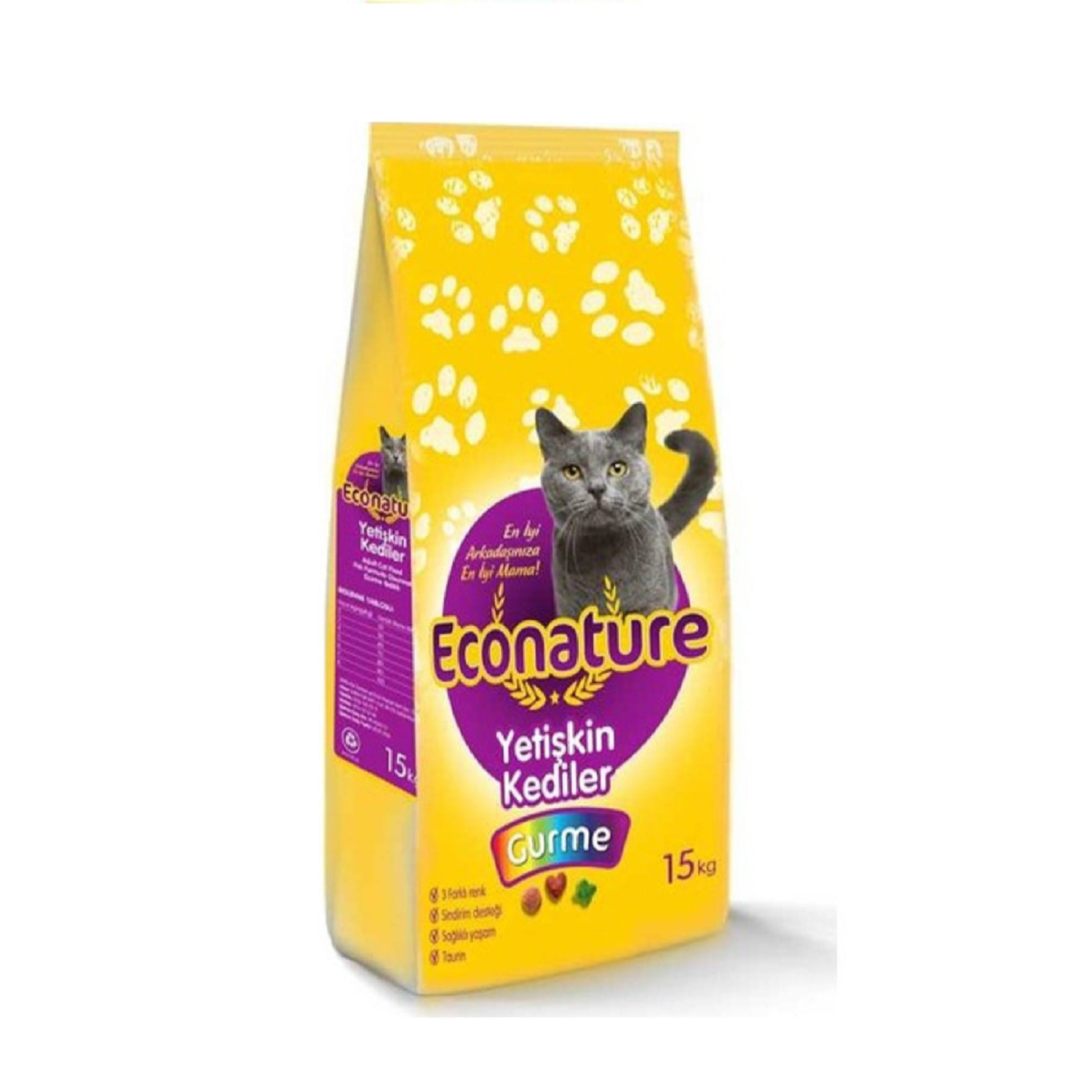 Econature Gurme Yetişkin Kedi Maması 15 KG