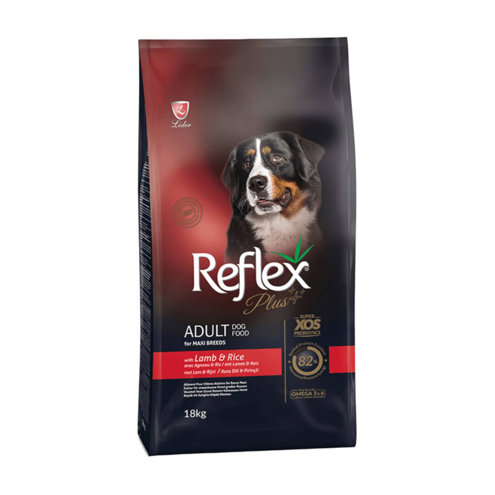Reflex Plus Büyük Irk Kuzu Etli Yetişkin Köpek Maması 18 Kg