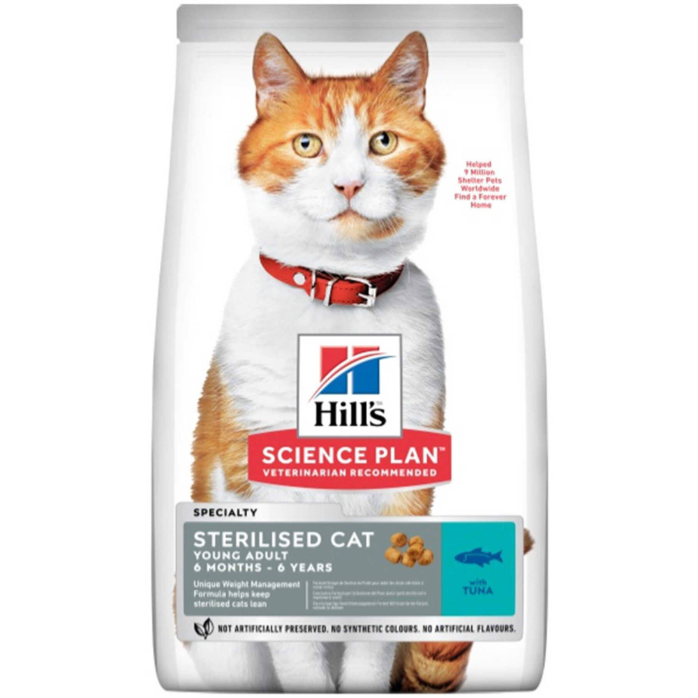 Hills Sterilised Kısırlaştırılmış Ton Balıklı Kedi Maması - 10 Kg
