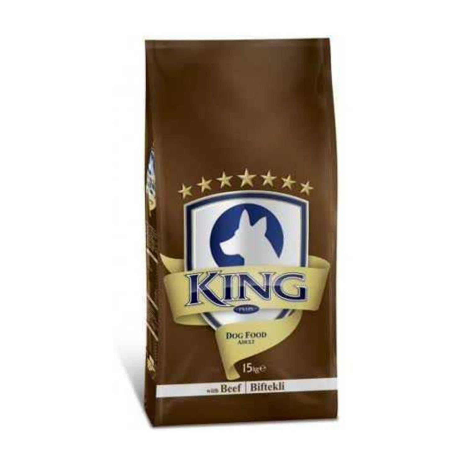 King Biftekli 15 Kg Yetişkin Köpek Maması