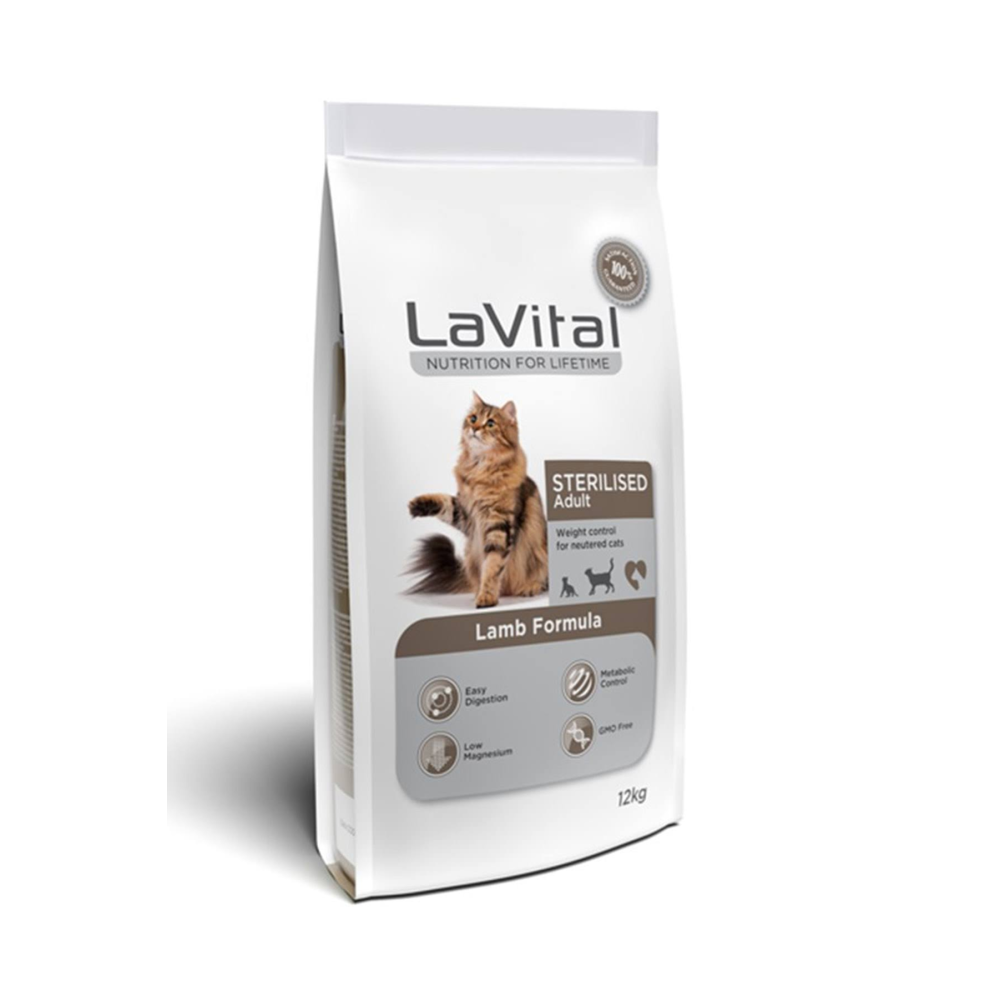 La Vital Sterilised Kuzu Etli Kısırlaştırılmış Kedi Maması 12 Kg