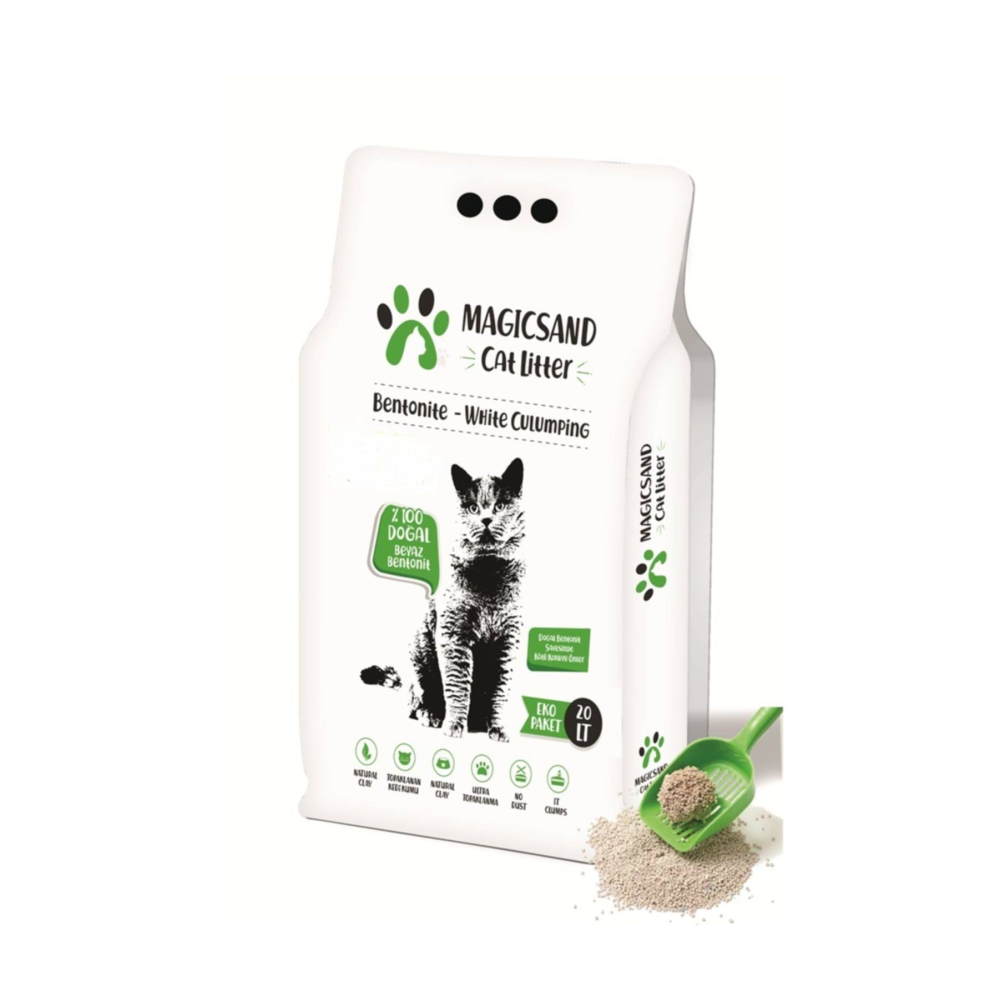 magicsand Kokusuz Ince Taneli Kedi Kumu 20 Lt