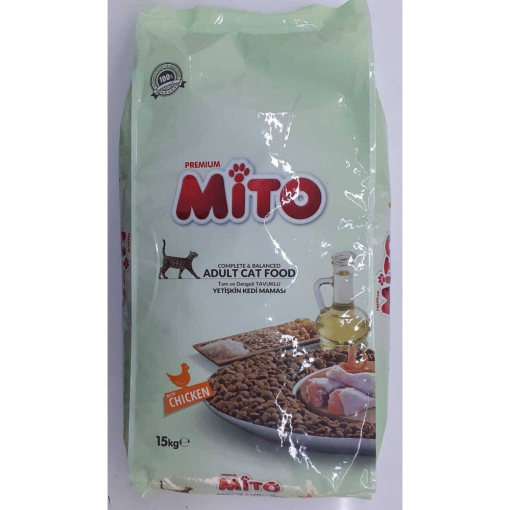 Mito Tavuklu 15 Kg Yetişkin Kedi Maması
