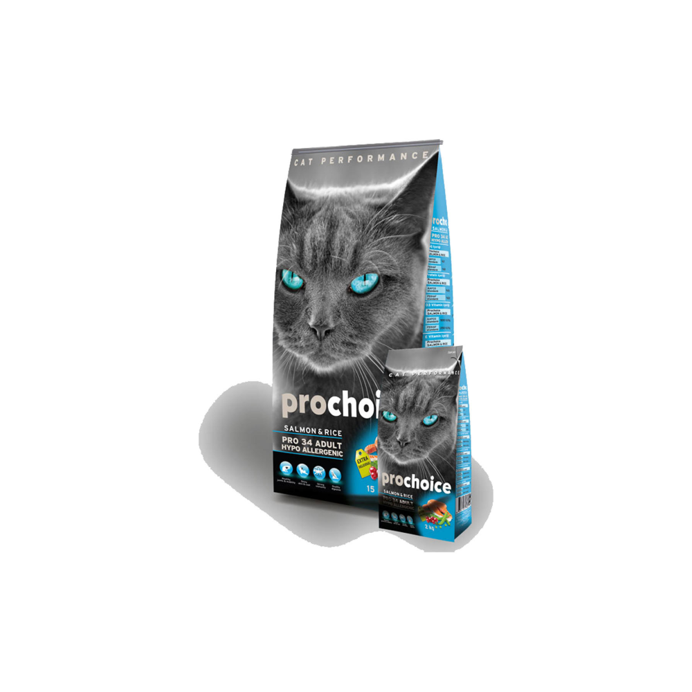 Pro Choice 33 Somonlu ve Karidesli Kısırlaştırılmış Kedi Maması 2kg