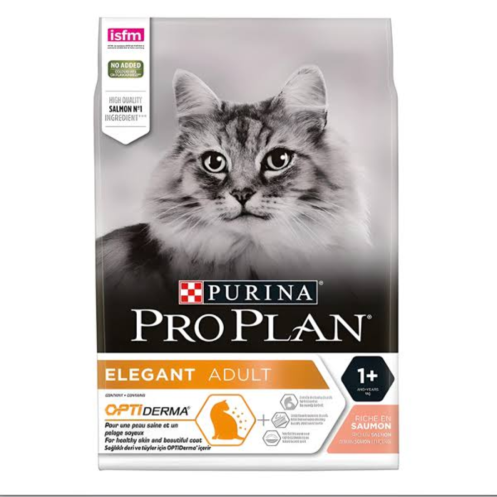 Pro Plan Elegant Derma Somonlu Yetişkin Kedi Maması 1,5kg