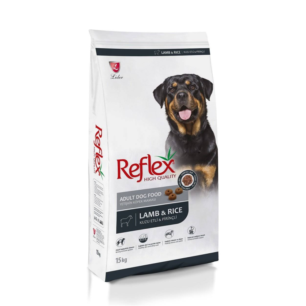 Reflex Kuzu Etli & Pirinçli Yetişkin Köpek Maması - 15 Kg