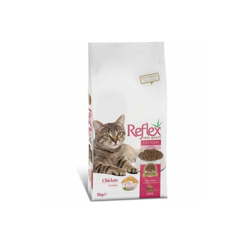 Reflex Tavuklu Yetişkin Kedi Maması 15 KG