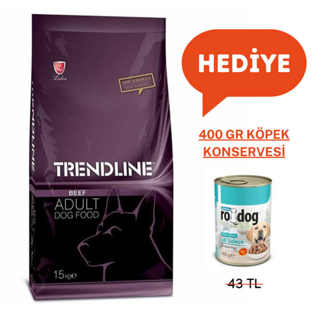 Trendline 15 Kg Biftekli Yetişkin Köpek Maması