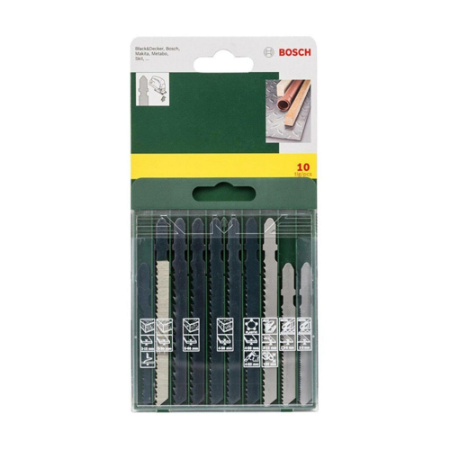 Bosch - 10 Parça Dekupaj Testere Seti Karışık