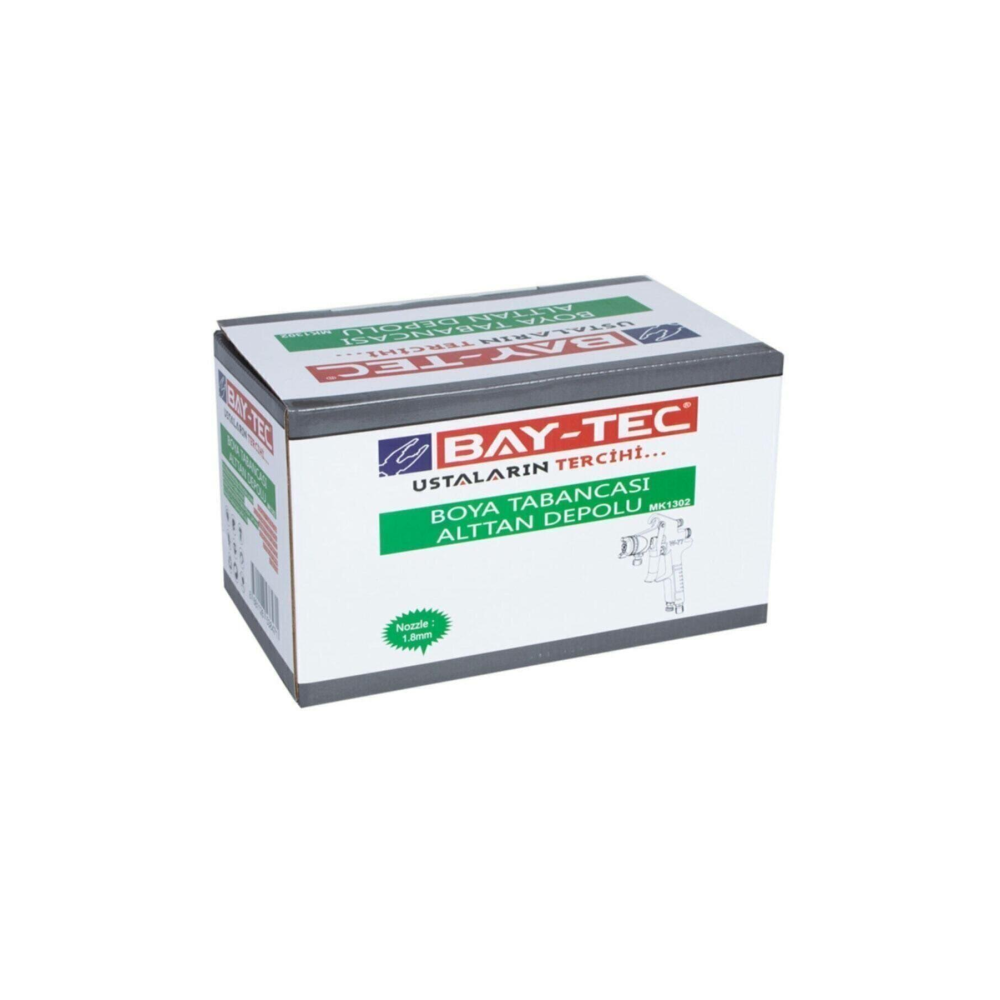Bay-Tec Boya Tabancası Alttan Depolu 1000Cc 1.8Mm Mk1301