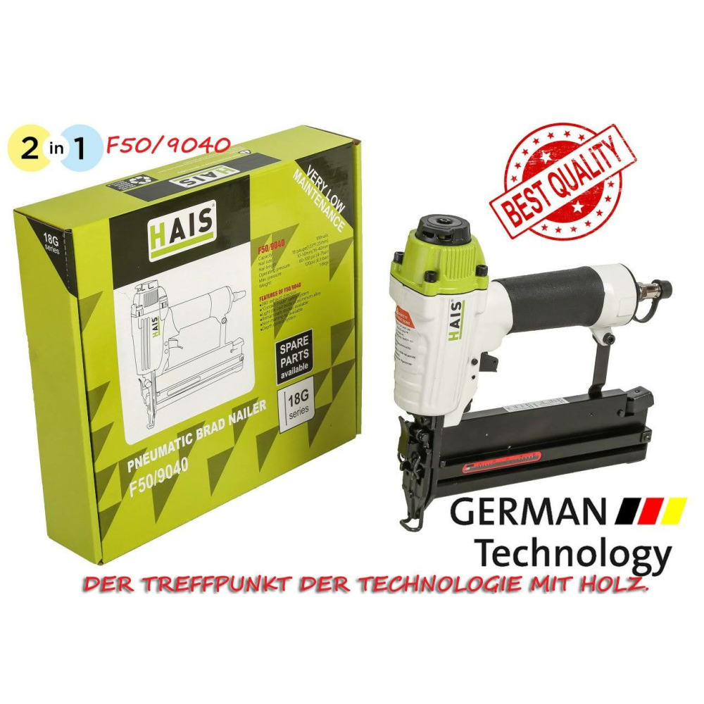 Hais F50/9040 Profesyonel Havalı Çivi Ve Zımba Çakma Makinası