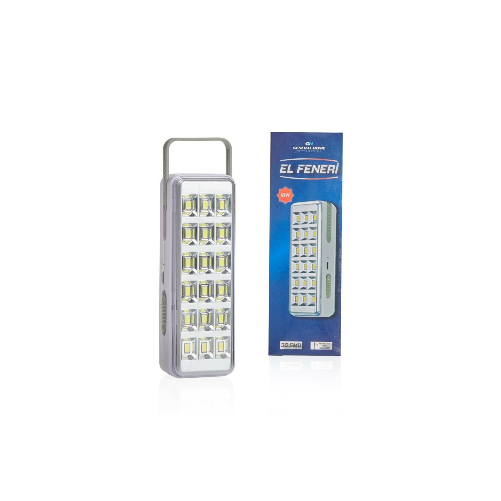General Home Lt-22236 Askılı 36 Led El Feneri Işıldak - Beyaz