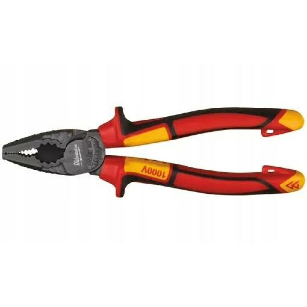 Milwaukee T4932464572 Ağır Hizmet Tipi VDE Elektrikçi, İzoleli Kombine Pense 180mm