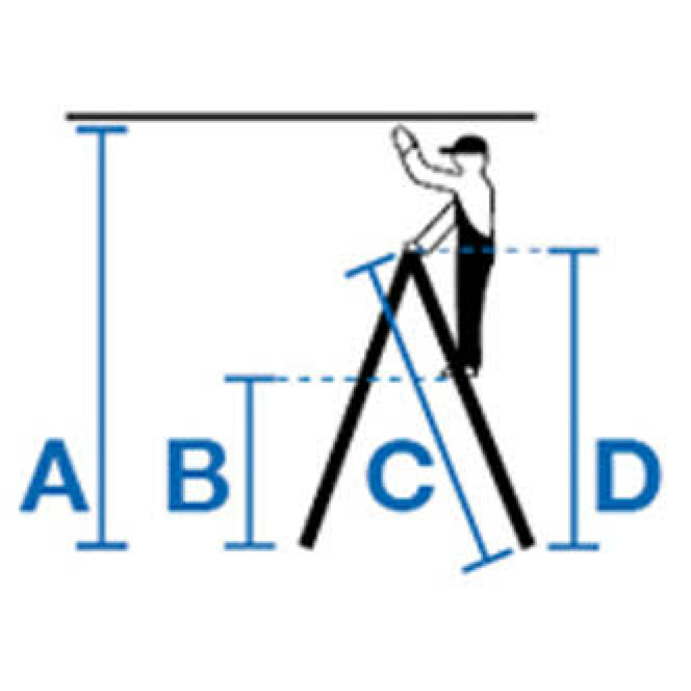 Regalux Stabiomat Alüminyum 7 Basamaklı Katlanabilir Akrobat Merdiven