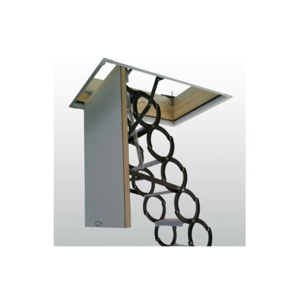 2mm Ahşap Akordeon Çatı Merdiveni 70 X 100 Cm