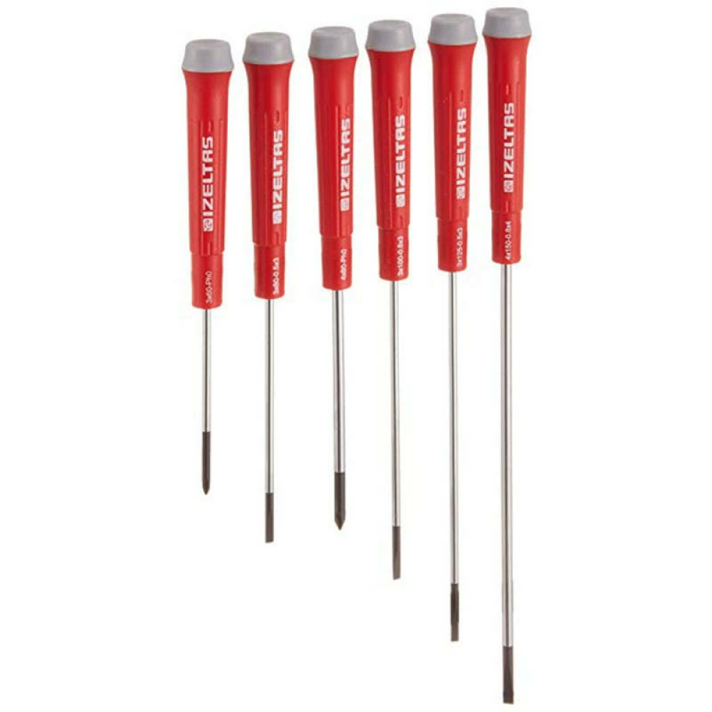 İZELTAŞ Elektronikçi Tip Klemens Tornavida Seti 6 Parça