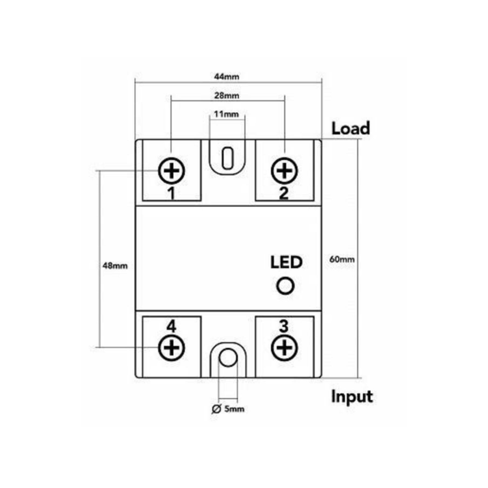 Motorobit SSR-40DA Solid State Röle 40A