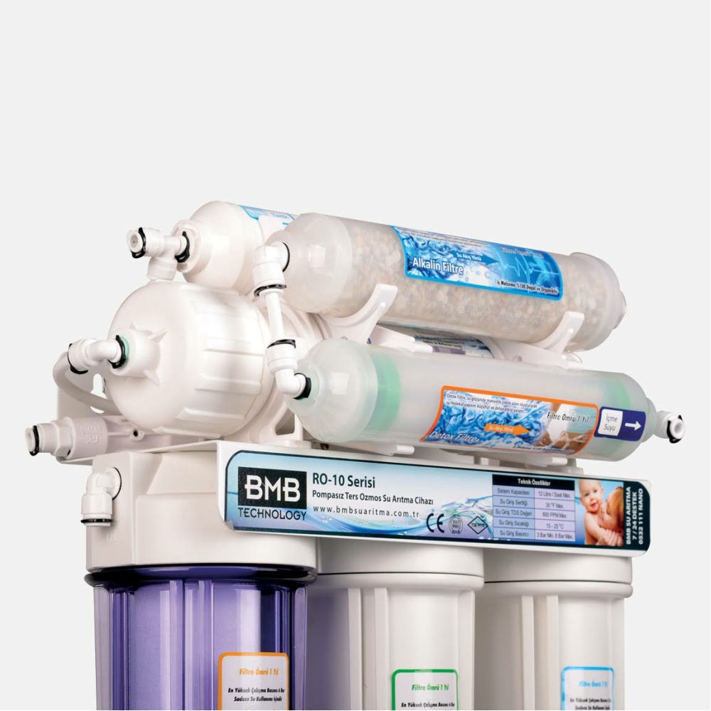 BMB RO-10 Su Arıtma Cihazı Alkalin Detox