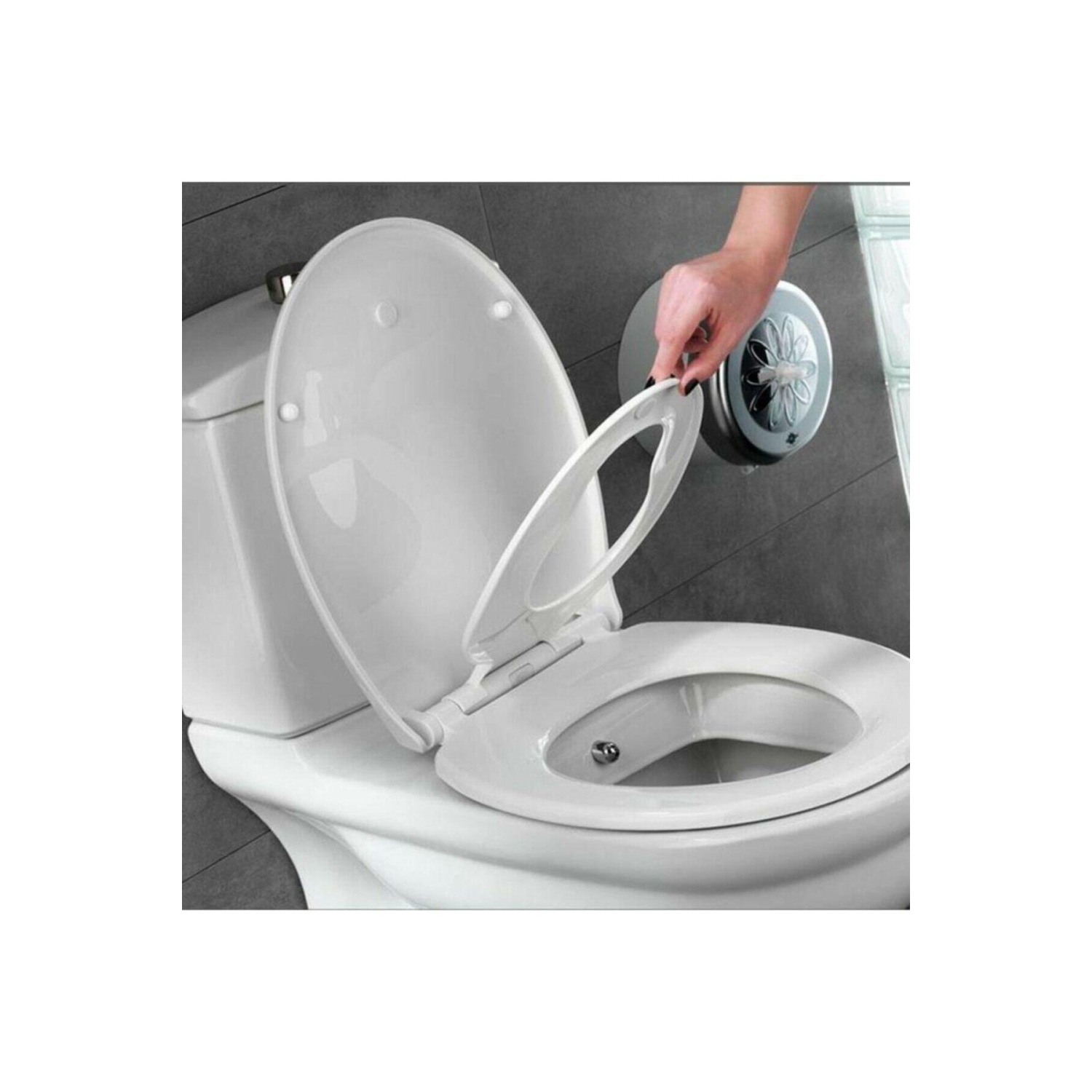 Hera Universal Yetişkin & Çocuk Klozet Kapağı Çift Fonksiyonlu K
