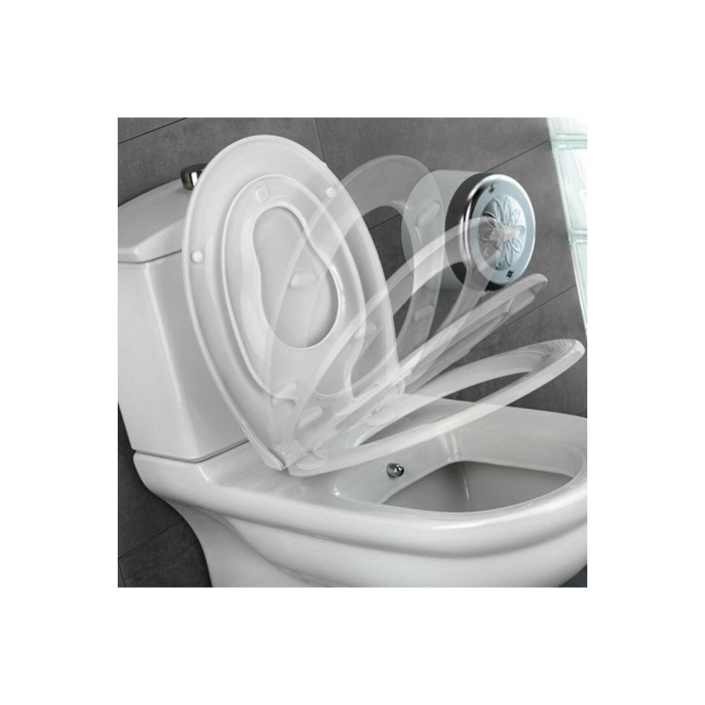 Hera Universal Yetişkin & Çocuk Klozet Kapağı Çift Fonksiyonlu K