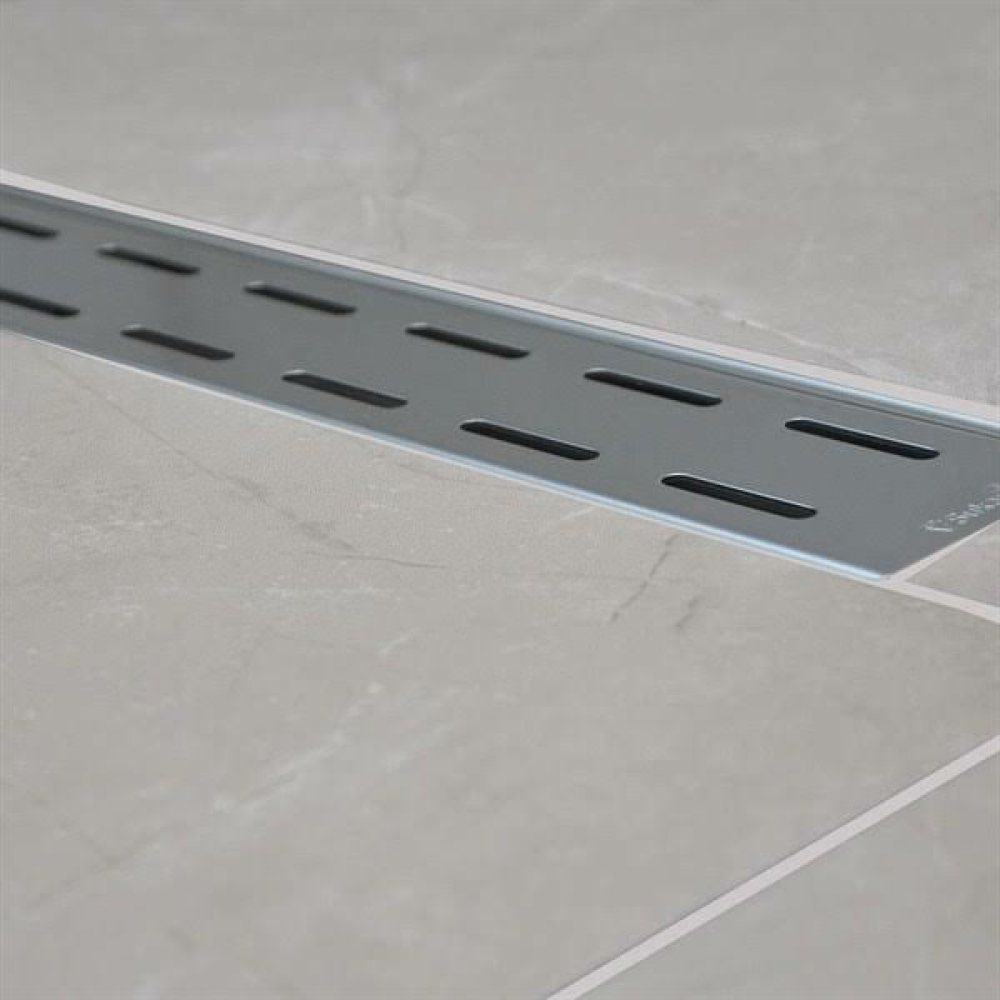 Sukar Line 6 40 Cm Plain Izgaralı Duş Kanalı