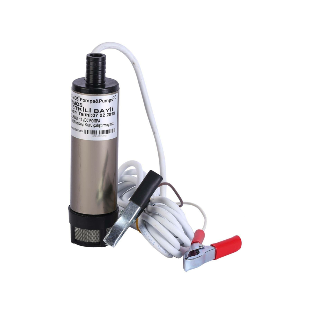 Kemos Kızılırmak Alüminyum Gövde 12V Mazot Pompası