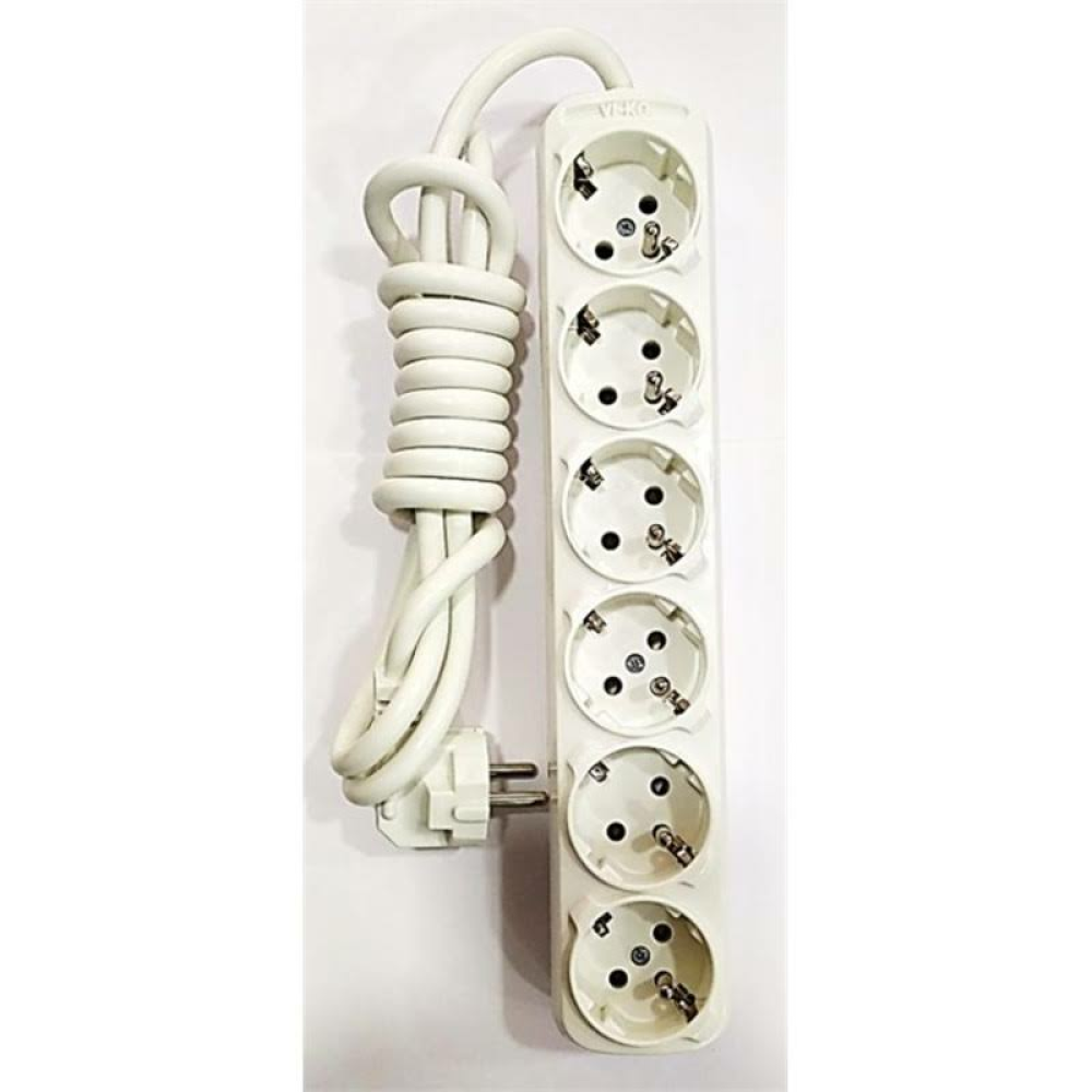 Viko 6'lı Grup Ups Priz Kablolu