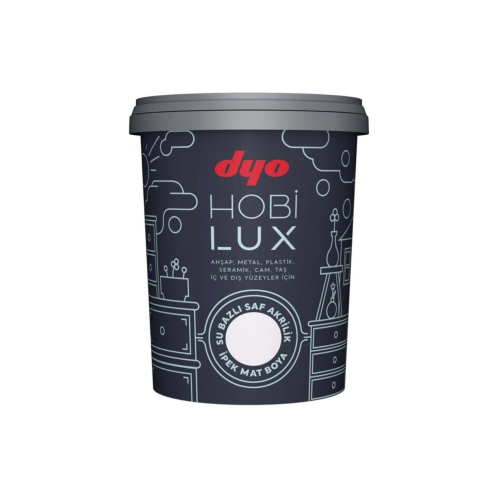 Dyo Hobi Boyası Hobilux 0,4 Lt(600Gr) Seramik ,Taş ,Ahşap ,Cam , Metal Iç Ve Dış Yüzeyler Için
