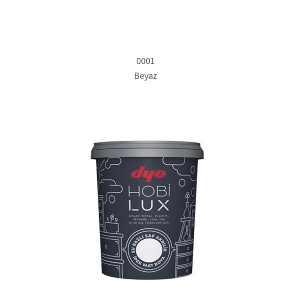 Dyo Hobi Boyası Hobilux 0,4 Lt(600Gr) Seramik ,Taş ,Ahşap ,Cam , Metal Iç Ve Dış Yüzeyler Için