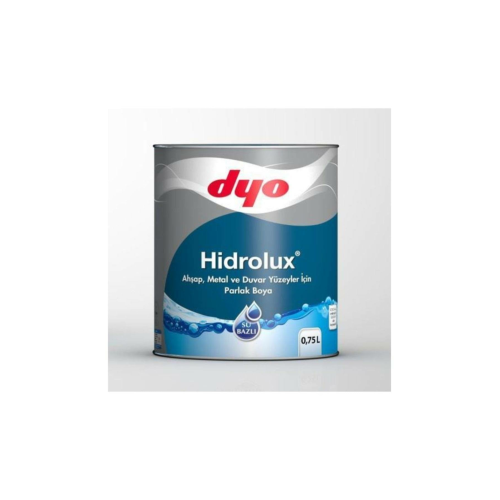 Dyo Hidrolüx 0,75 Litre Beyaz Su Bazlı Ahşap Metal Boyası