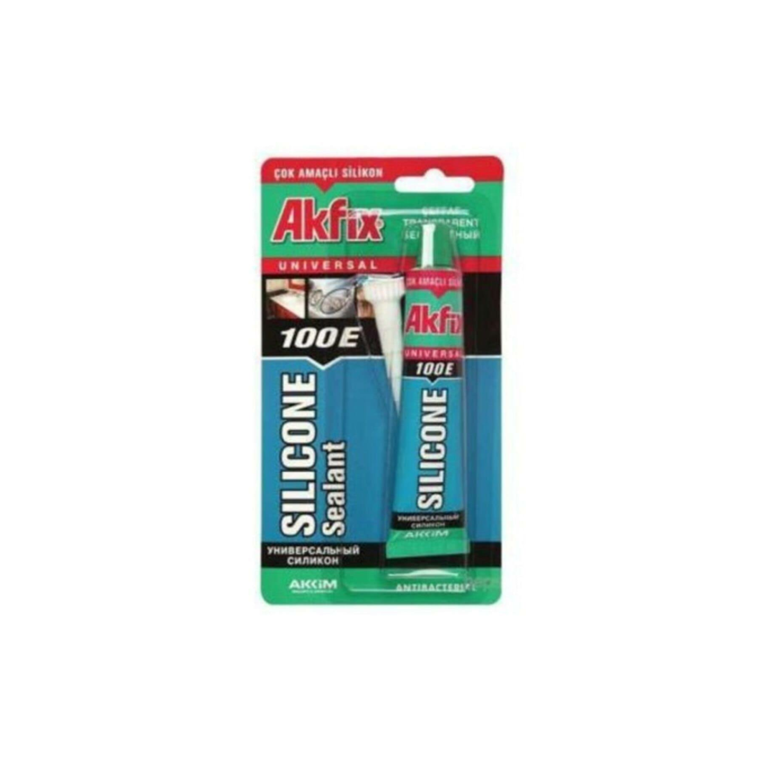 Akfix 50 Ml Tüp Silikon Şeffaf