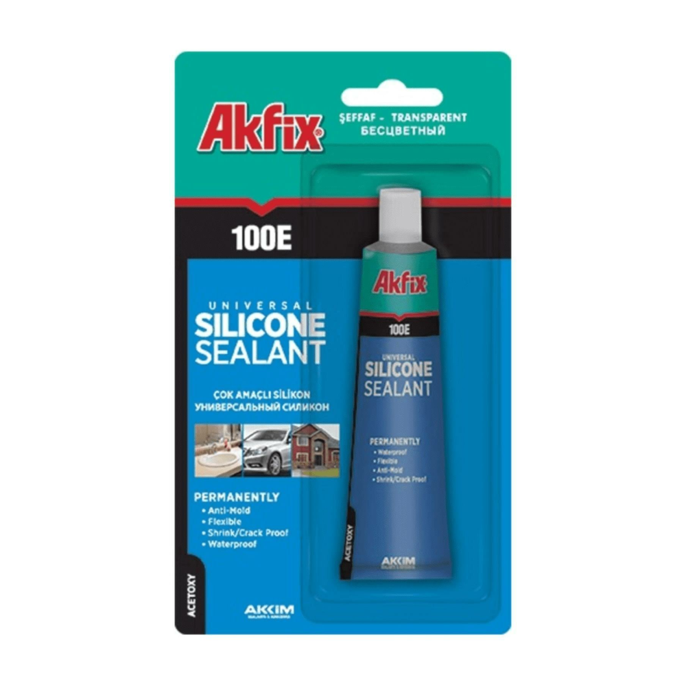 Akfix 50 Ml Tüp Silikon Şeffaf