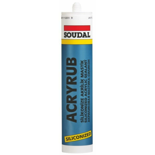 Soudal Acryrub Silikonize Mastik 500 G Kahverengi