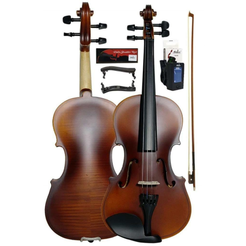 Midex LMA-644 Profesyonel Ahşap Mat Keman 4/4 Tam Boy (Çanta Yay Reçine)