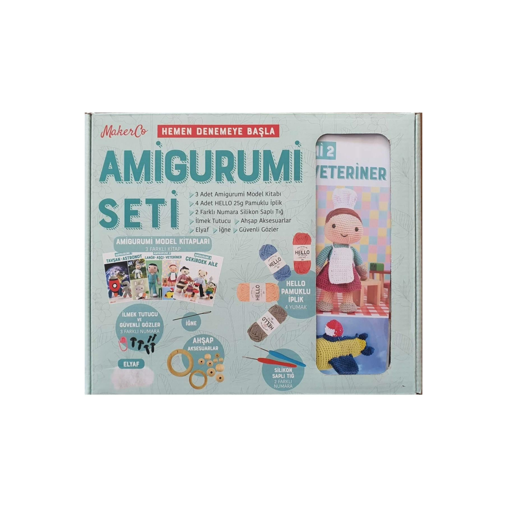 Makerco Amigurumi Başlangıç Seti