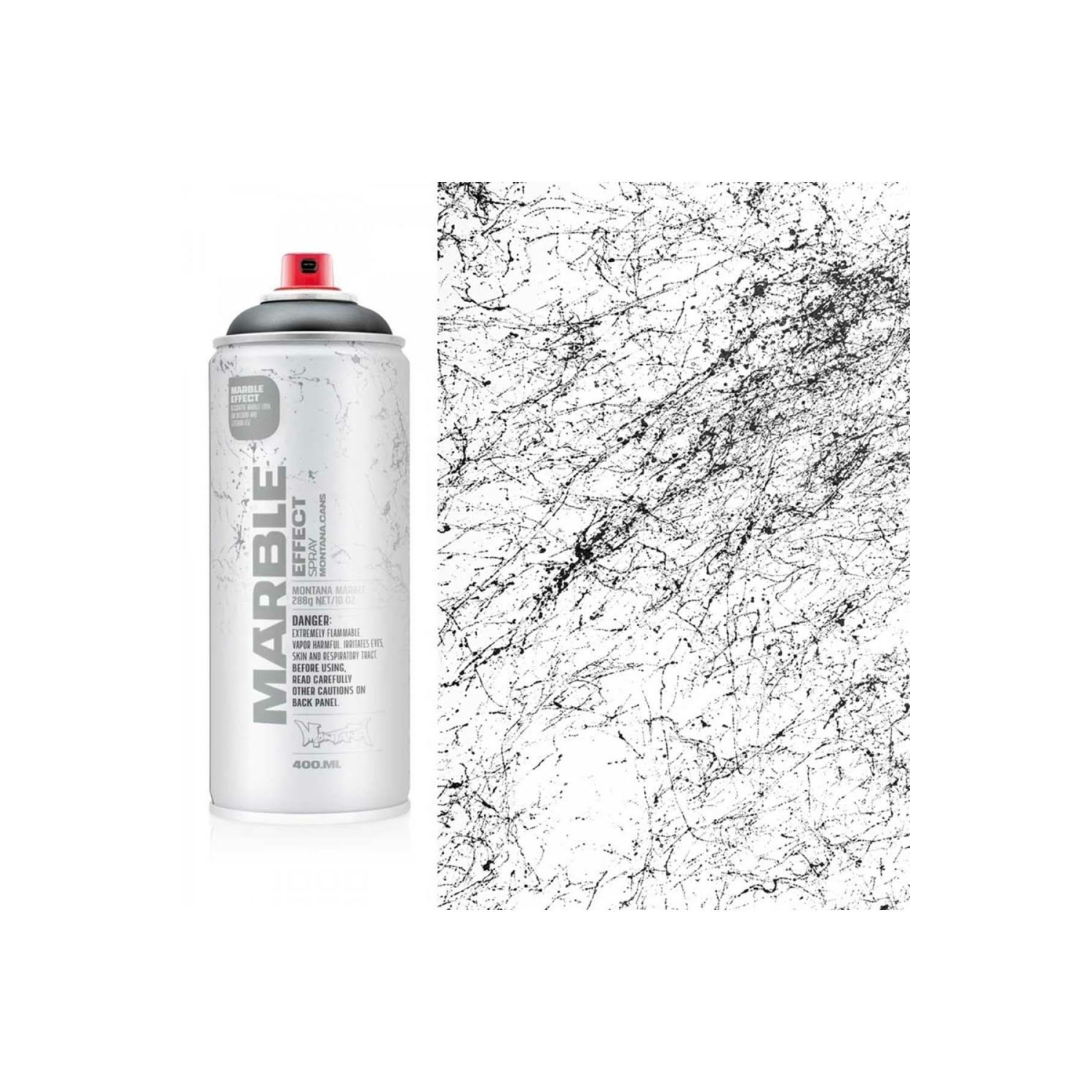 Montana Mermer (Marble) Efekti Sprey Boya 400ml SİYAH