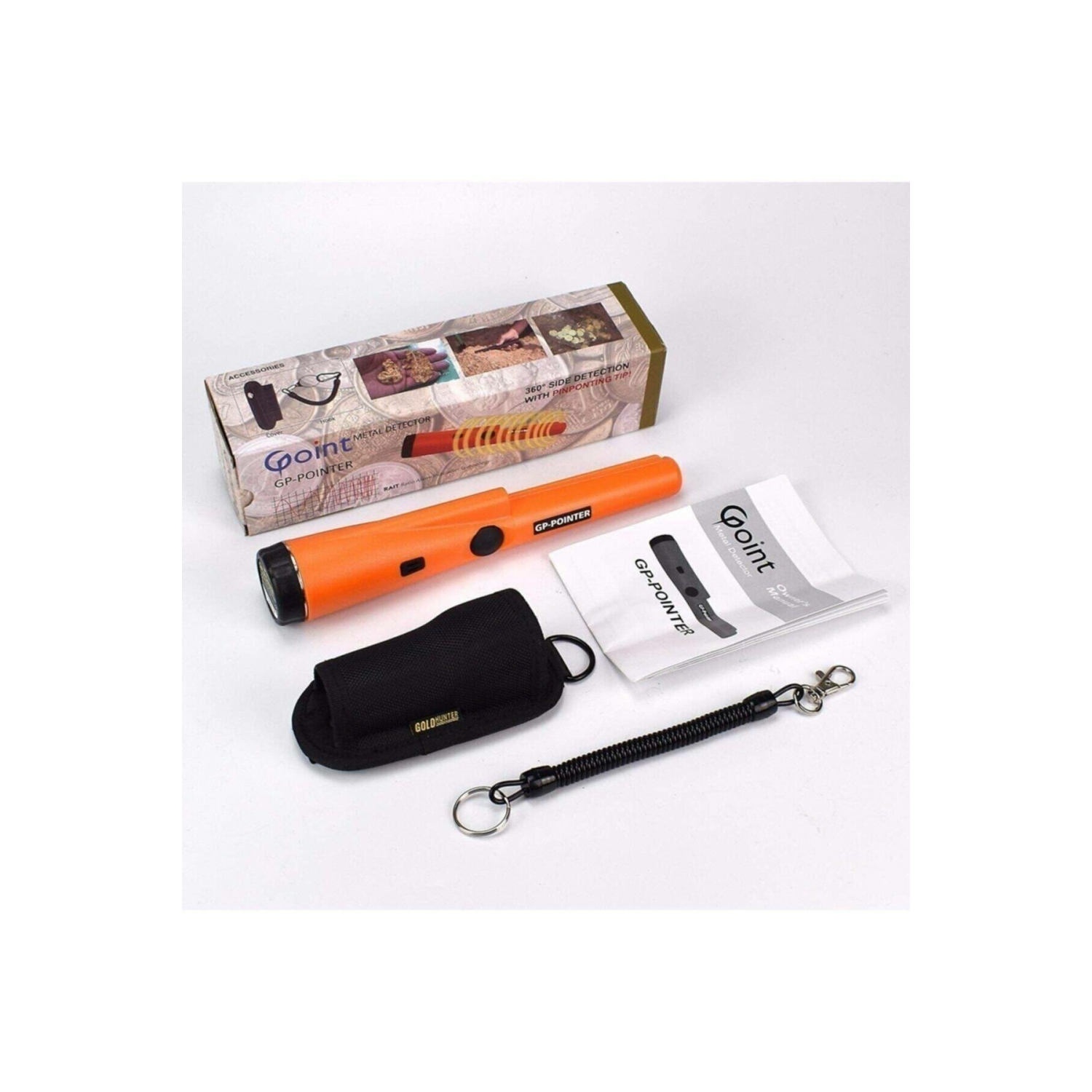 Alfa Gp-poınter Pinpointer Altın Metal Dedektörü Hazine Avcısı Taşıma Çantası Hediye