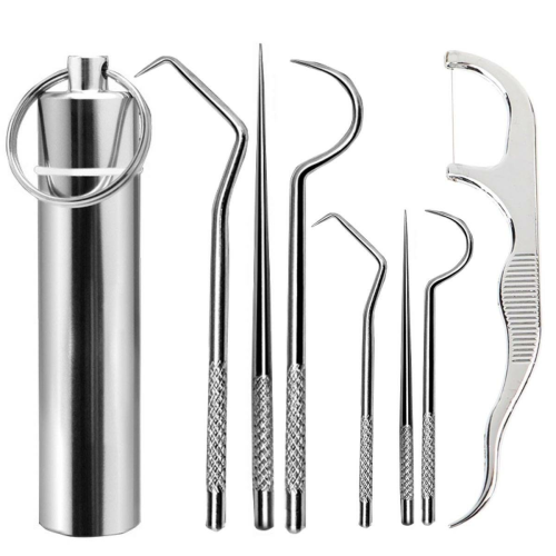 Buffer 7 Parça Paslanmaz Çelik Ağız Diş Tartar Sökücü Temizlik Bakım