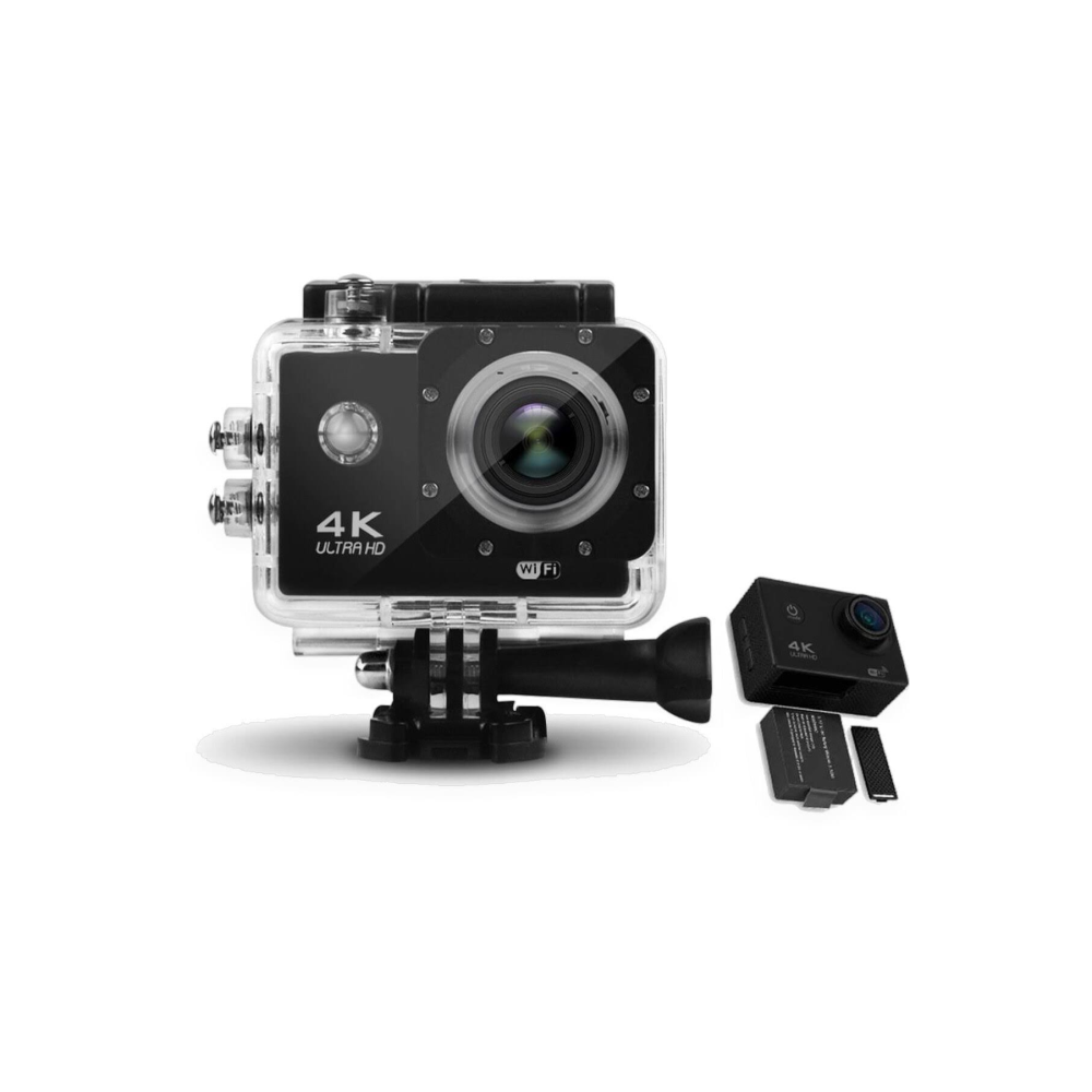 Gomax 4k Wifi Sports Ultra Hd Su Geçirmez Aksiyon Kamerası Siyah