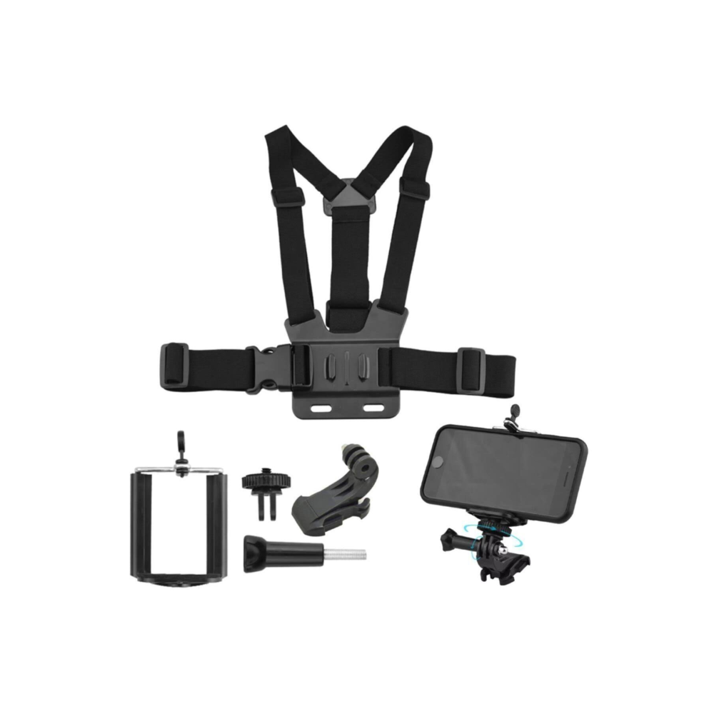 Gplus GP6026PVJ Cep Telefonu Uyumlu Göğüs Kemeri Vlog Video Çekim Seti