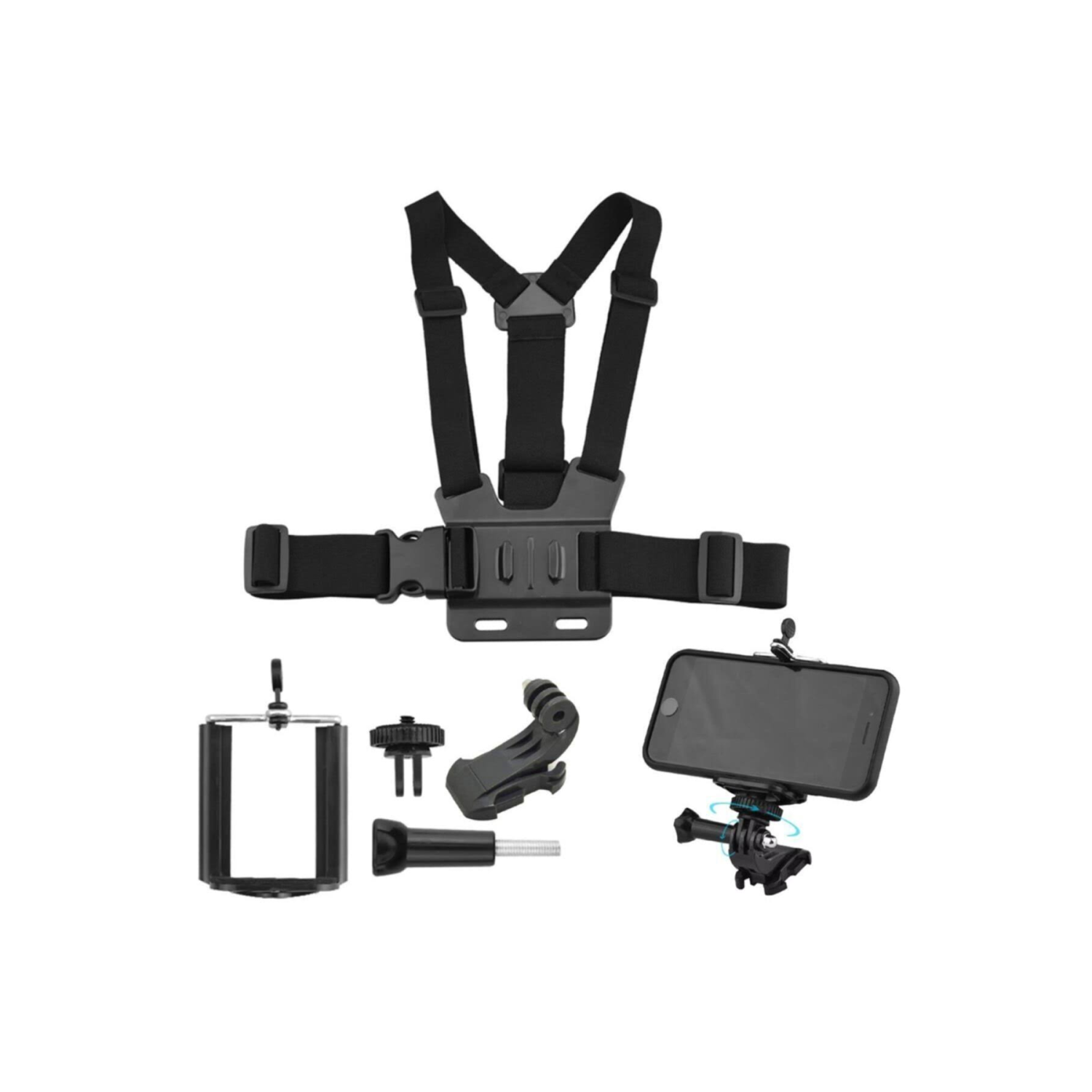 Gplus GP6026PVJ Cep Telefonu Uyumlu Göğüs Kemeri Vlog Video Çekim Seti