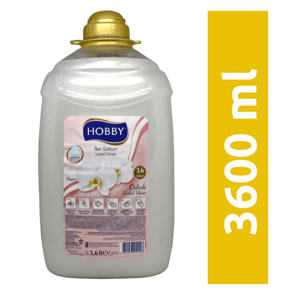 Hobby Orkide Sıvı Sabun 3600 Ml
